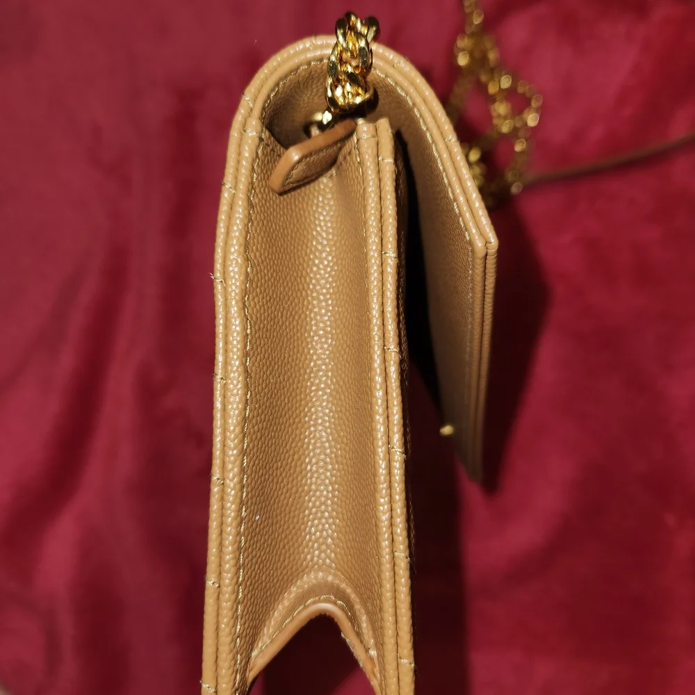 Saint Laurent YSL Tan CASSANDRE Bag - Picture 5 of 14